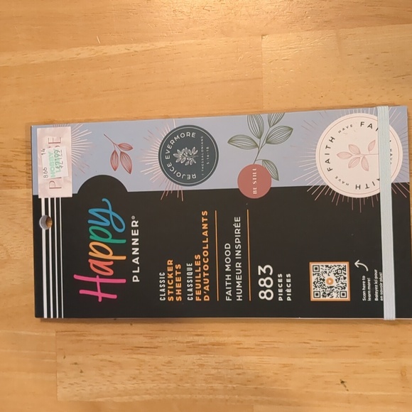 Happy Planner Other - Happy Planner Classic Sticker Sheets - Faith